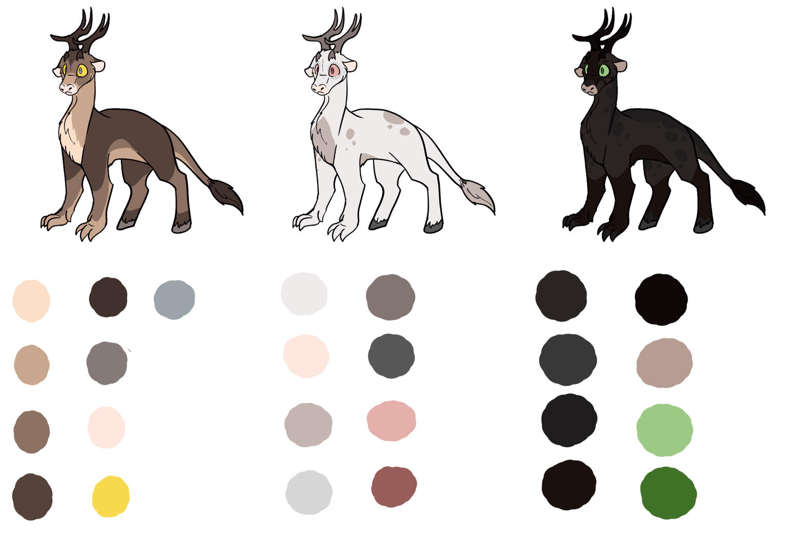 Dragon/deer color design